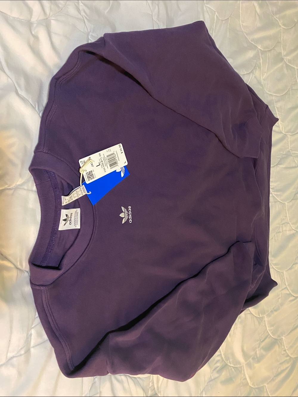 Size L Purple Adidas women sweatshirt